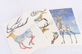Leaping Reindeer Card
