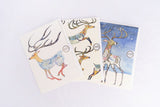 Stag in the Snow Card