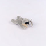Tiny Softies Wolf Key Clip