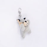 Tiny Softies Wolf Key Clip