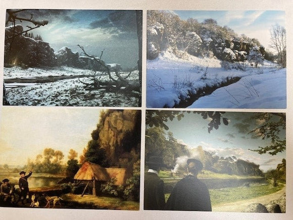 Postcard Creswell Crags