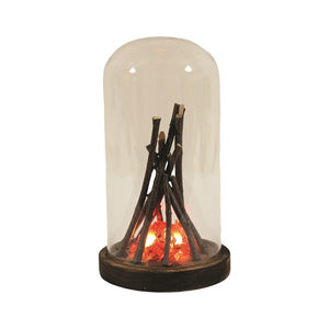 Flame Effect LED Dome 25cm