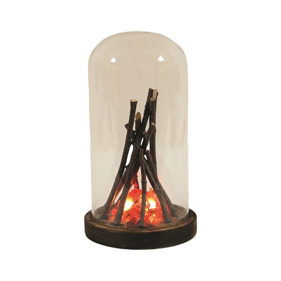 Flame Effect LED Dome 25cm
