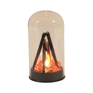 Flame Effect LED Dome 15cm