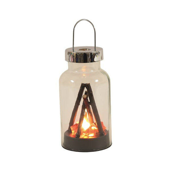 Flame Effect LEF Lantern 24cm