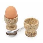 2"  Fossilstone Egg Cup