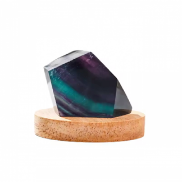 Free Form Fluorite Lamp