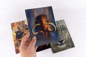 Postcard 3D Mammoth