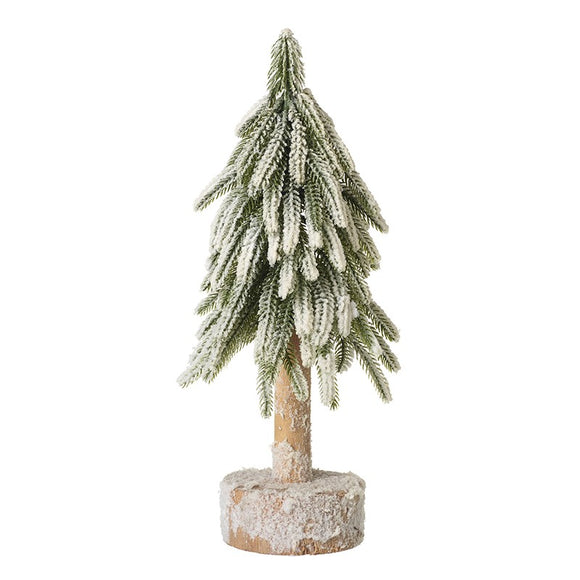 Fir Tree on Wooden Base