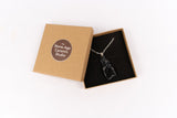 Stone Age Ceramic Necklace Black