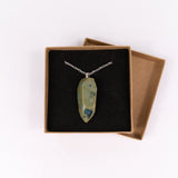 Stone Age Ceramic Necklace Green
