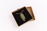 Stone Age Ceramic Necklace Green